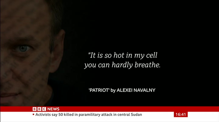 Yulia Navalnaya : BBCNEWS : October 26, 2024 4:30pm-5:00pm BST