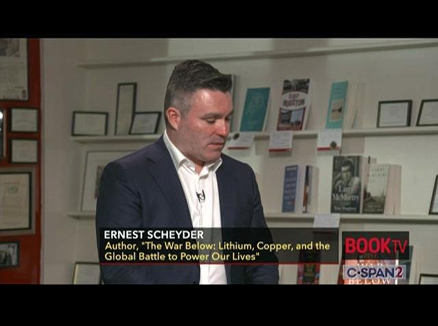 Ernest Scheyder, "The War Below" : CSPAN2 : October 22, 2024 10:45am-11:17am EDT