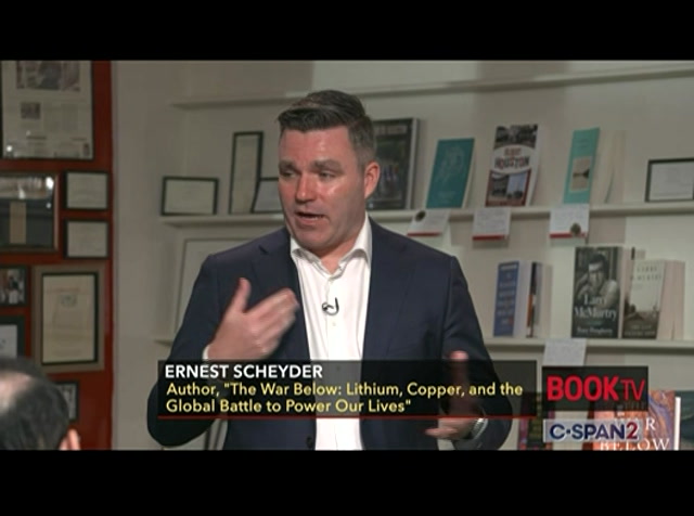 Ernest Scheyder, "The War Below" : CSPAN2 : October 23, 2024 6:41am-7:11am EDT