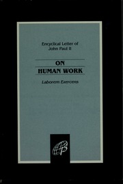 Cover of edition onhumanworkencyc00cath